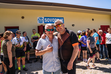 Otvoritev kolesarske poti Podnanos - Sovodnje. Foto: Luka Fabčič